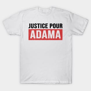 Justice Pour ADAMA T-Shirt